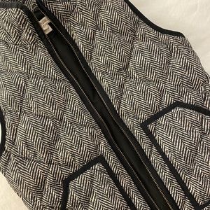 J. Crew Herringbone Vest XXS